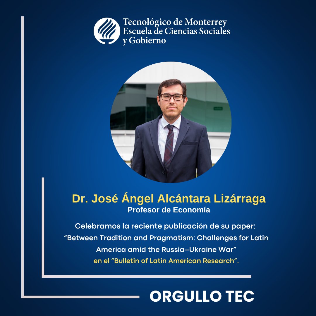 csocialespuebla's tweet image. #OrgulloTec #Investigación #TecSocialesPuebla
✍️Celebramos con orgullo las recientes contribuciones científicas de nuestra facultad de #Derecho #Economía y #RelacionesInternacionales
Departamento de Economía 👇
