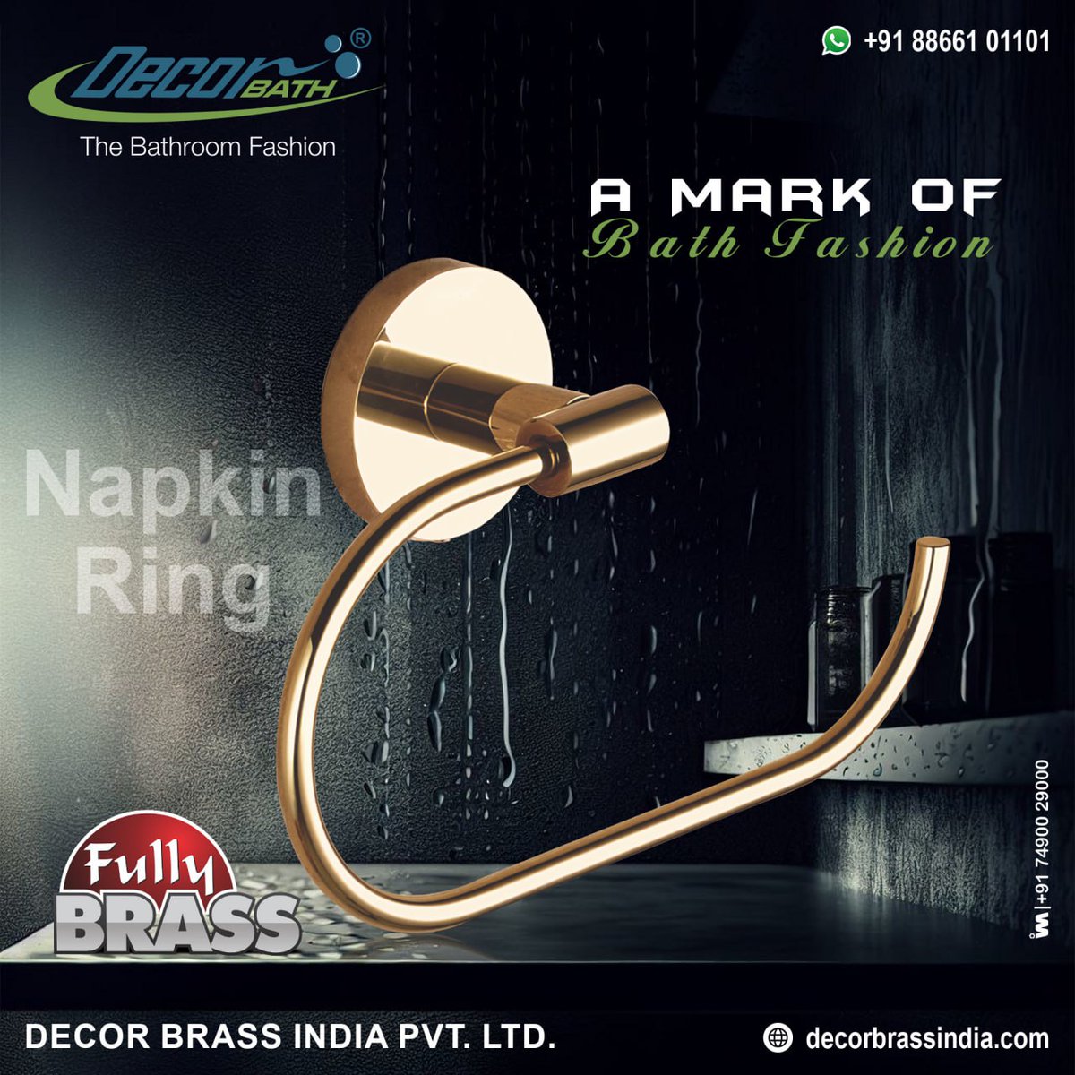 ibais_hardware's tweet photo. DECOR BRASS INDIA PVT. LTD. - JAMNAGAR
For enquiry via WhatsApp click:
https://t.co/0x7KJP0vN7
Customer Care: +91 88661 01101
#NapkingRing #TowelRack #TowelRod #GlassShelf #Khuti #PaperHolder #LiquidSoapDispenser
.
@ibais_hardware https://t.co/TINYCzAze8