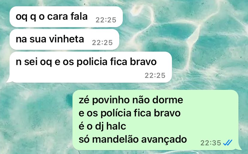 halcdj's tweet image. Para todos q me perguntam.
ZÉ POVINHO NÃO DORME
E OS POLÍCIA FICA BRAVO
É O DJ HALC
SÓ MANDELÃO AVANÇADO.