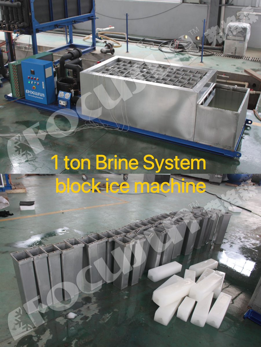 Sylvia965276832's tweet image. #Focusun We have two types of block ice machines for ice production, brine block ice machine and direct cooling block ice machine.

Whatsapp: wa.me/+8618952652345
WeChat :+86189 5265 2345 
email: enquiry@focusun.com
Website: en.focusun.com
#flakeicemachine #flakeice