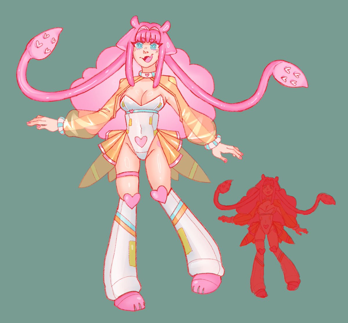 sqwidart's tweet photo. vtuber concept design of myself for fun hehe 🦑🫧 https://t.co/MbWUqsbxwv