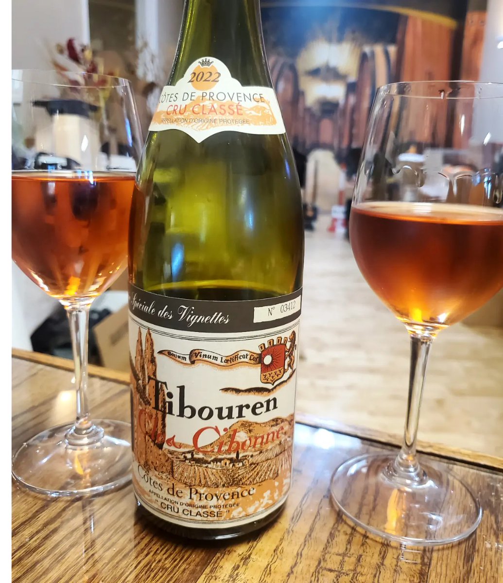 nvwineandcigar's tweet photo. Clos Cibonne Cuvee Speciale des Vignettes,
Produced exclusively from the Estates oldest, over 60 year old organic Tibouren vines. 90% Tibouren &amp; 10% Grenache. YUM!   #napawinestore https://t.co/t1htDvbyVi