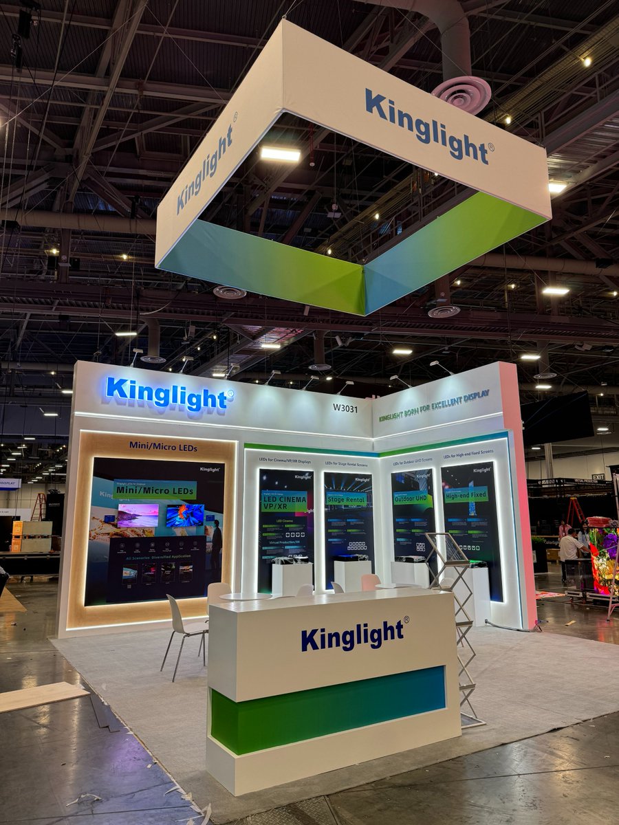 Kinglight08's tweet photo. Kinglight booth is ready for you!

We'll showcase various new LEDs at InfoComm 2024.
Welcome to join us at booth W3031!

Access Code: KIN931
Kinglight site: https://t.co/kfe48pSooW
Email: sales@kinglight.com

#Kinglight #LED #InfoComm https://t.co/TQsdMW9avL