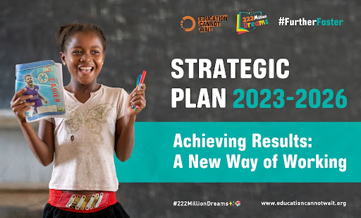 JuliusKizito10's tweet image. #ECW’s vision: A 🌏 where all children &amp;amp; youth, including those affected by crises, can learn free of cost, in safety &amp;amp; without fear!

Learn about @EduCannotWait&apos;s #StrategicPlan to make that vision a reality👉 bit.ly/ECWStrategy

#FurtherFaster #Youth4ECW