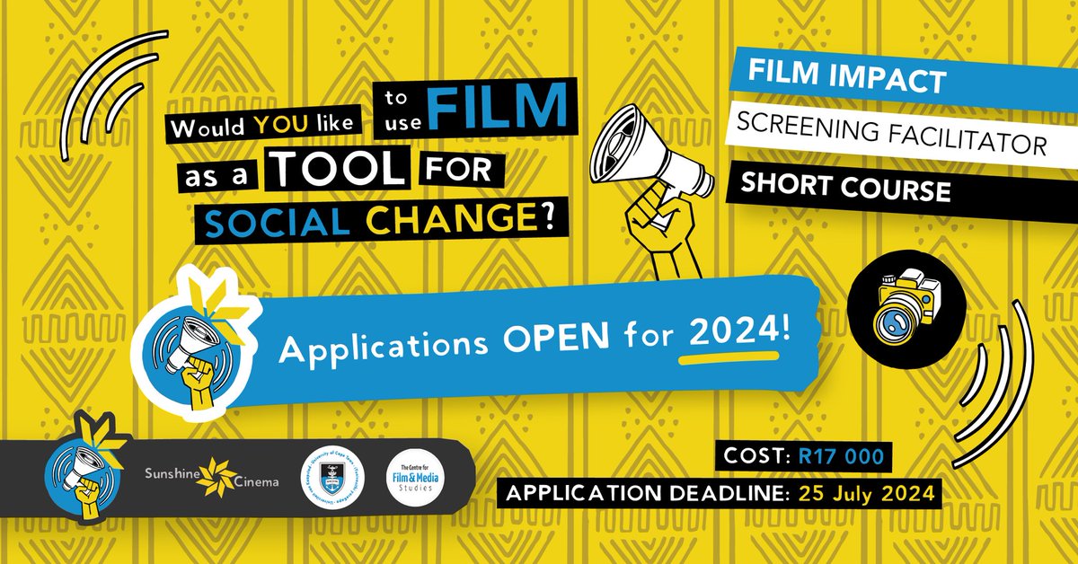 DOCUBOXFilmFund's tweet image. Want to spark social change through film? ✨ Sunshine Cinema is offering an online course to equip you with the skills to organize impactful film screenings &amp;amp; ignite conversations. Apply by July 25th! #docubox #socialchange #filmmakercommunity #impact  @SunshineCinema