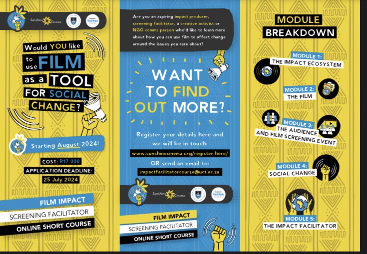 DOCUBOXFilmFund's tweet image. Want to spark social change through film? ✨ Sunshine Cinema is offering an online course to equip you with the skills to organize impactful film screenings &amp;amp; ignite conversations. Apply by July 25th! #docubox #socialchange #filmmakercommunity #impact  @SunshineCinema