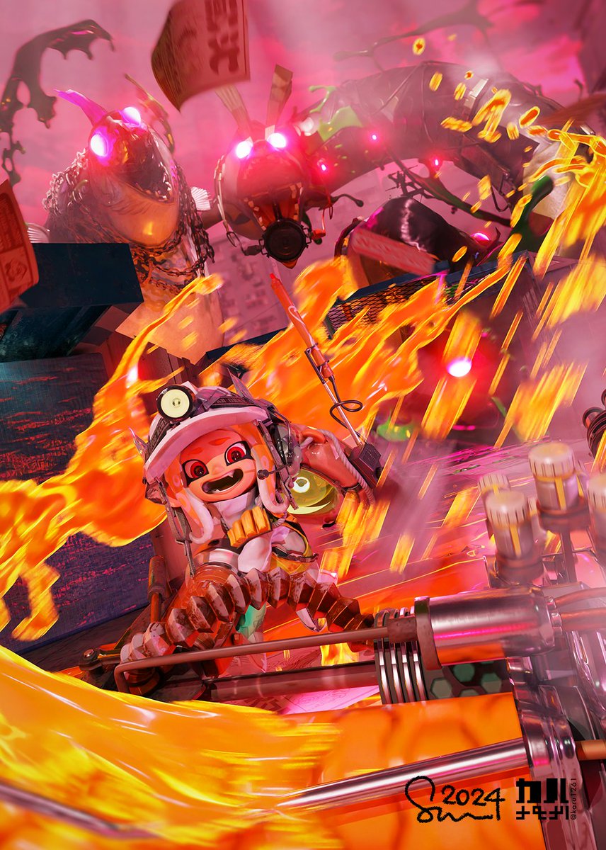 怖すぎるオカシラ連合と速すぎるローラー

#スプラトゥーン3 #Splatoon3 #ビッグビッグラン #BigBigRun