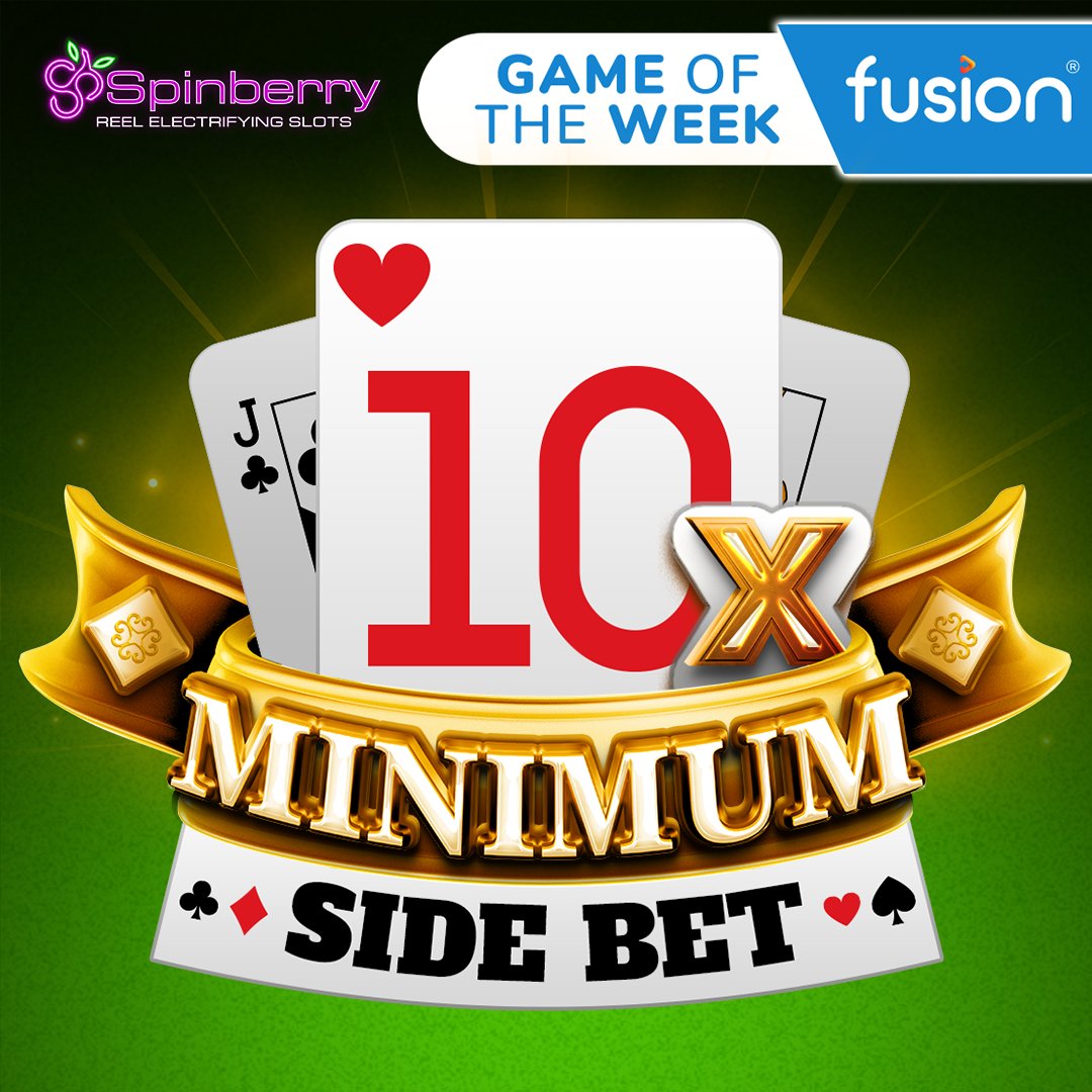 Experience the ultimate casino thrill with our ✨Game of the Week✨

Step into a premium casino atmosphere with "10x Minimum Side Bet" by Spinbery!

📅 Available June 13

Find this game among 14,000+ other games on our Fusion® aggregation platform.

#Fusion #GameOfTheWeek