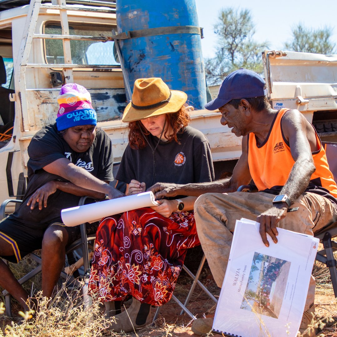 KJMartu's tweet photo. Since 2005, #KJ and #Martu have worked together to create one of Australia's most detailed #FirstNations #FamilyTrees, tracing Martu families back 2 generations pre-contact. This knowledge is fundamental to #MartuIdentity + #ConnectionToCountry. https://t.co/ibOtvhns9b