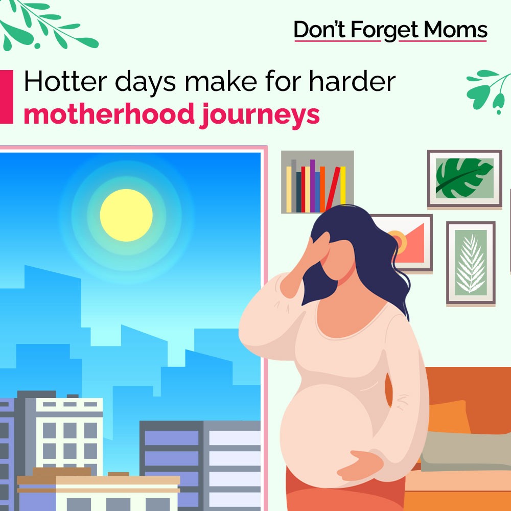 Climate change has increased the global maternal health burden. Pregnant women face increased risks, including miscarriages, complications, low birth weight, and stillbirths due to climate change-induced heat exposure. #ClimateAndMaternalHealth