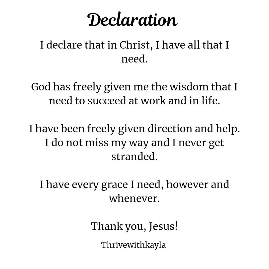 ThrivewithKayla's tweet photo. Romans 8:32 CEV
God did not keep back his own Son, but he gave him for us. If God did this, won't he freely give us everything else? 

#declaration #graciousgod #richlysupplied #thrivewithkayla #faithandcareer #hrconsulting #thrive https://t.co/sOrGbnpRzy