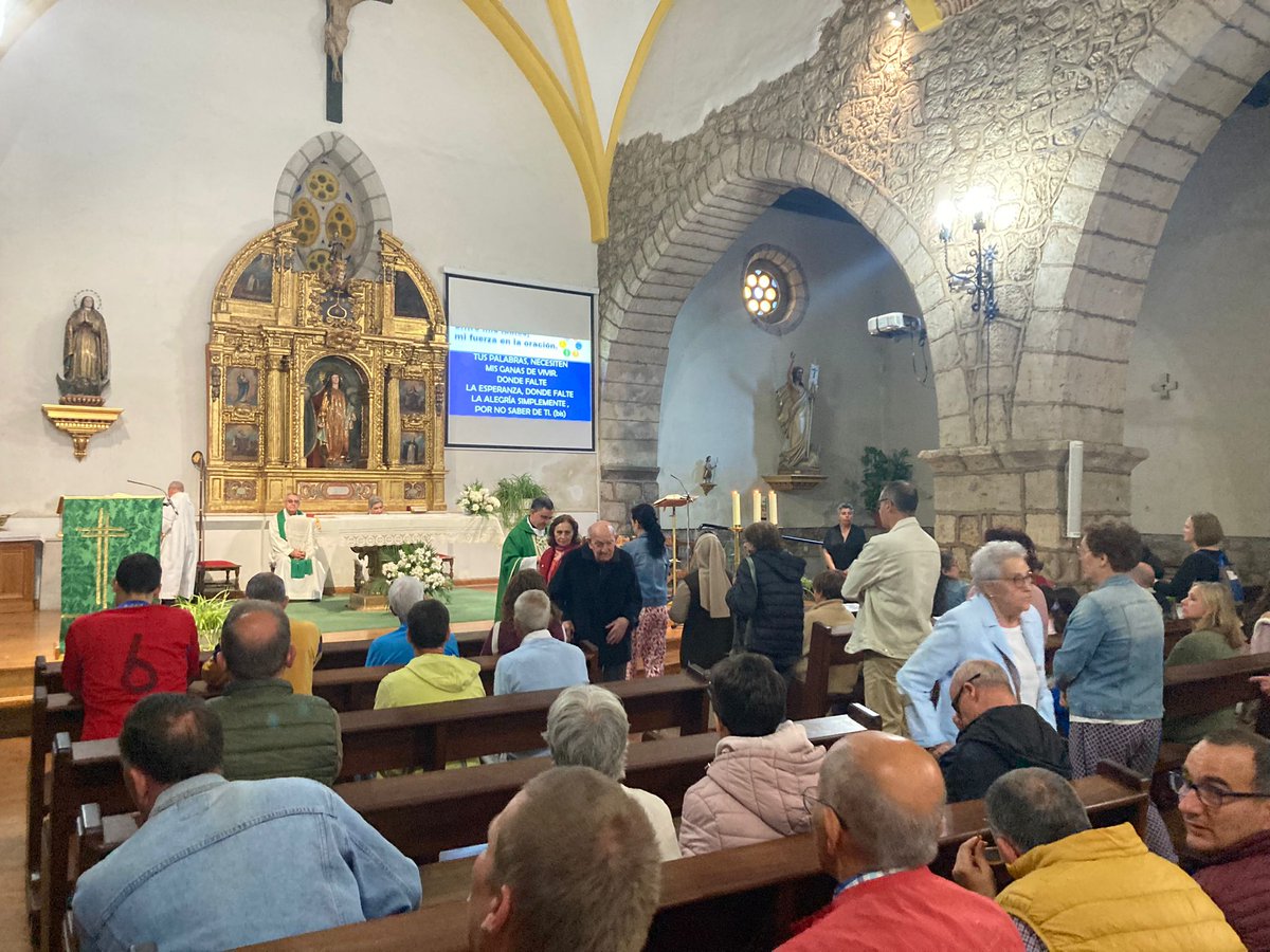 fedispa's tweet photo. Se retomó MISAS DE LA DISCAPACIDAD en la Diócesis Palentina. Gracias D. Mikel por regir la Misa de la Discapacidad, a los Hermanos GUANELIANOS, San Juan de Dios, FEDISPA y las entidades de la discapacidad, parroquias y zonas pastorales palentinas por el encuentro en Santa Marina. https://t.co/BULy0iTSHd