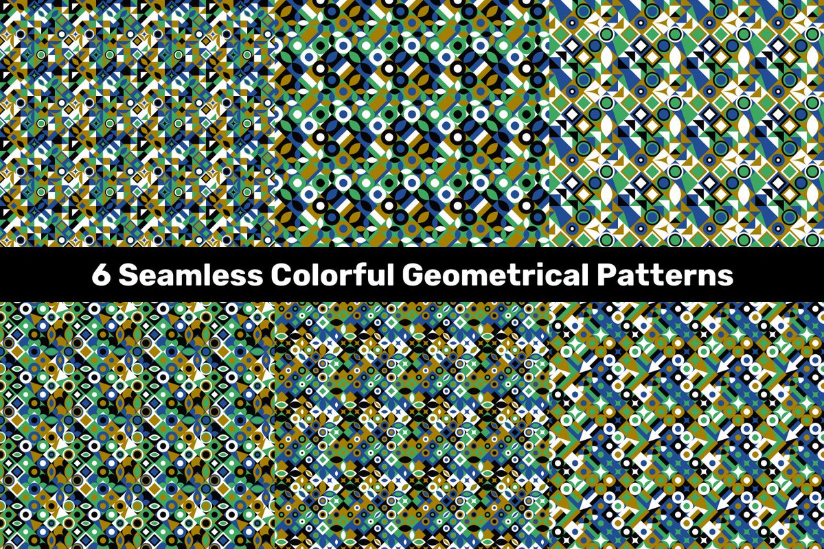 DavidZydd's tweet photo. 6 Seamless Colorful Geometrical Patterns https://t.co/zONrBitkcT  #motif #geometric #colorful #geometrical #VectorPatterns #sale #DiscountPattern #PatternDesign #backgroundsquare #BackgroundSale #cheap https://t.co/Prb8bDq2Fc