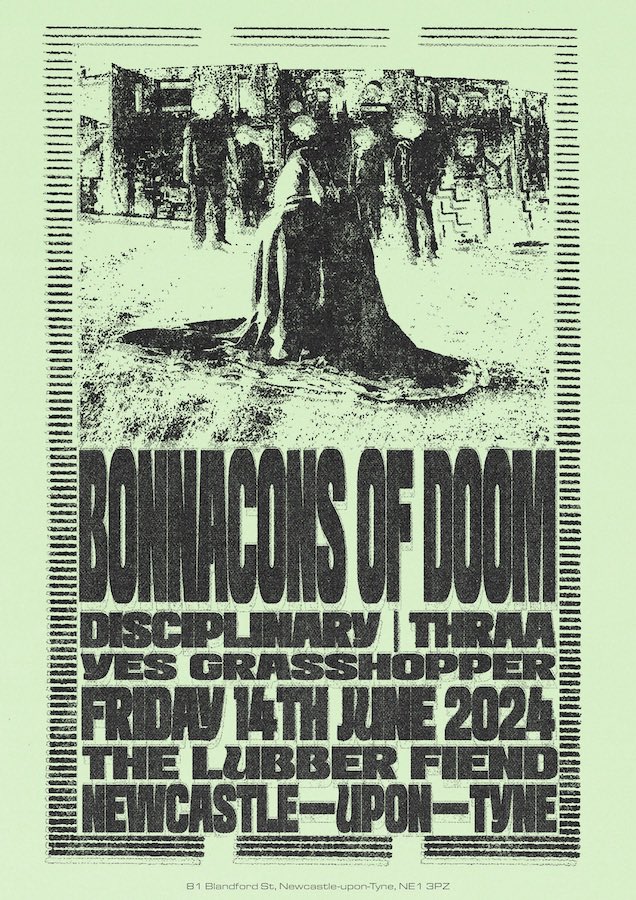 Bonnacons of Doom (@bonnaconsofdoom) on Twitter photo Thanks to <a href="/narc_magazine/">narc_magazine</a> for previewing our Newcastle gig: narcmagazine.com/weekly-round-u…
We play @TheLubber with <a href="/thraaband/">Thraa</a>, <a href="/xDisciplinaryx/">Disciplinary</a> & Yes Grasshopper this Friday and tickets are available here: thelubberfiend.bigcartel.com/product/bonnac… Thanks to <a href="/narc_magazine/">narc_magazine</a> for previewing our Newcastle gig: narcmagazine.com/weekly-round-u…
We play @TheLubber with <a href="/thraaband/">Thraa</a>, <a href="/xDisciplinaryx/">Disciplinary</a> & Yes Grasshopper this Friday and tickets are available here: thelubberfiend.bigcartel.com/product/bonnac…