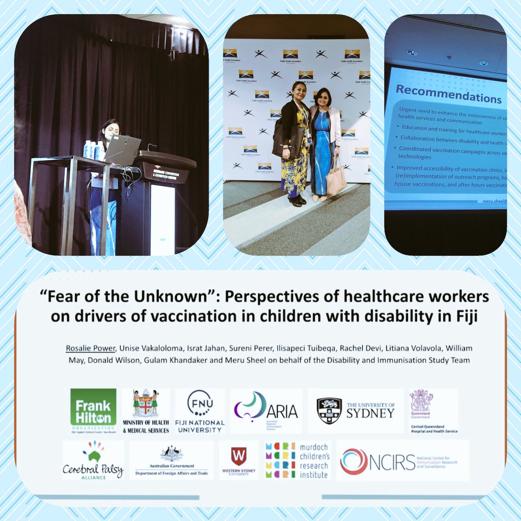 HealthFiji's tweet photo. #DoneandDusted @merusheel presents #findings of the #Immunisation in #ChildrenwithDisability in 🇫🇯
#TeamSupport @UniseVakalolom1 @FrankHiltonOrg @Sydney_Uni @MOHFiji @William28dpjaj @DonaldWilsonFJ @dfat 
#CDIC2024 #ARIA
#ImpactfulResearch https://t.co/LZe98E9HrZ