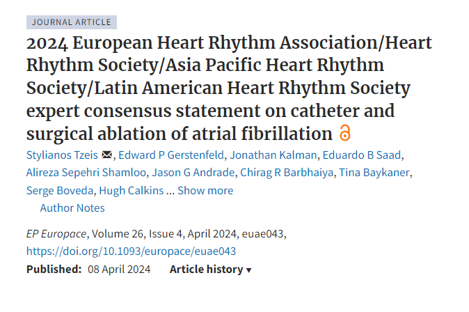 Preparing #EHRAchat 2024 Expert Consensus on AF Ablation!

Mounting evidence and technological advances have resulted in a rapidly changing landscape in the field of  AF ablation - stressing the need for regular updates! 

We give you the opportunity to ask the experts next week!