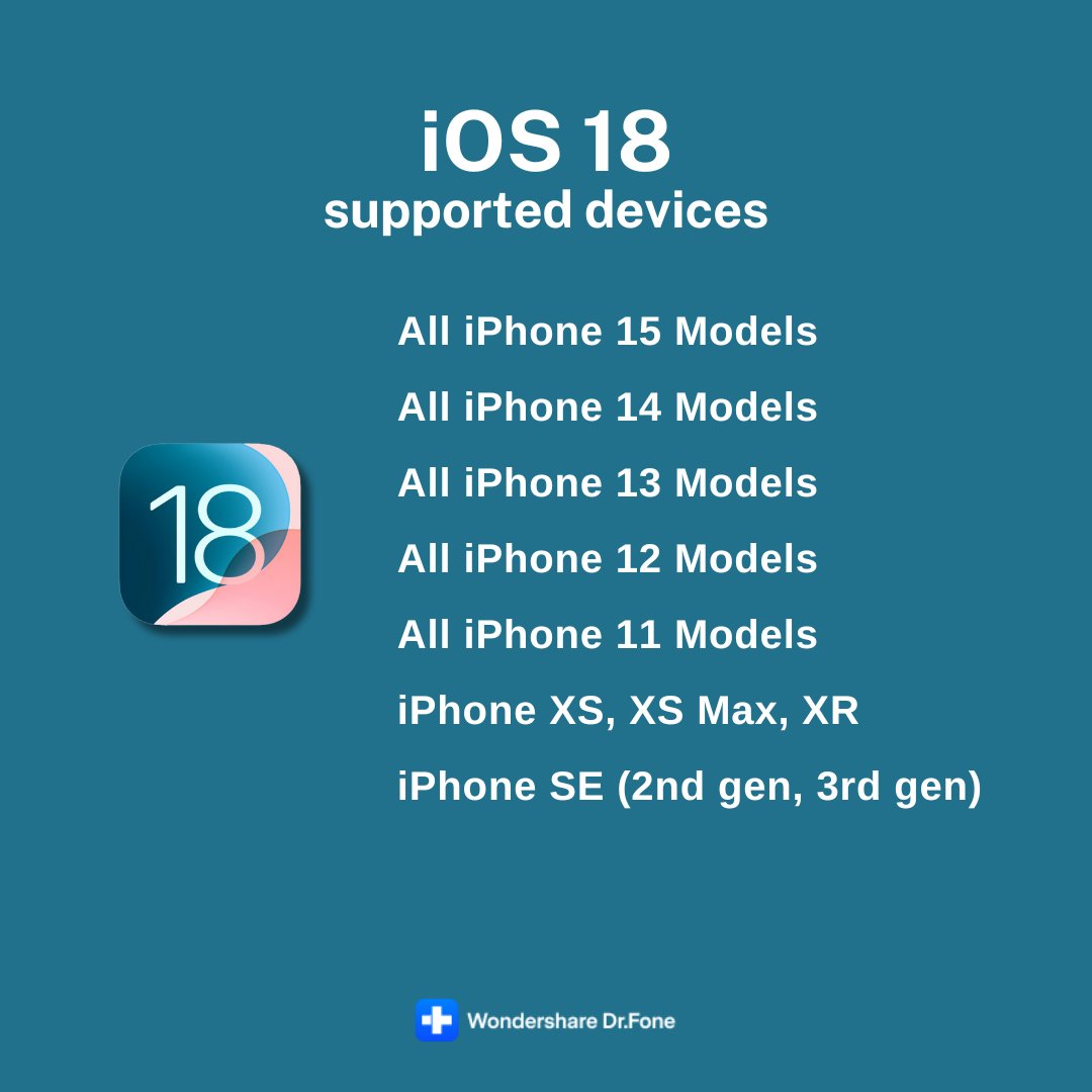 drfone_toolkit's tweet image. 🎉✨ iOS 18 is Coming! ✨🎉
Click the link for all the details! 🔗✨
drfone.wondershare.com/ios-upgrade/wh…
Get ready to experience the future of iPhone with the release of iOS 18!
#iOS18 #AppleEvent #NewFeatures #iPhone #TechNews #ComingSoon #UpgradeYourLife #Apple
