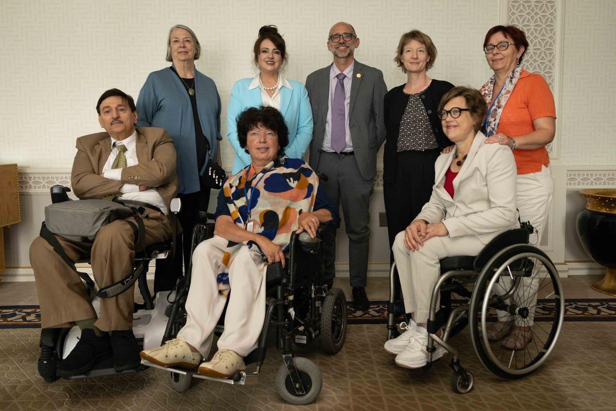 I met with <a href="/IDA_CRPD_Forum/">International Disability Alliance (IDA)</a>’s delegation, headed by President Nawaf Kabbara, to discuss implementation of the #UNCRPD globally and the EU's work on #DisabilityRights.

#EUatCOSP17 #WorldOfEquality