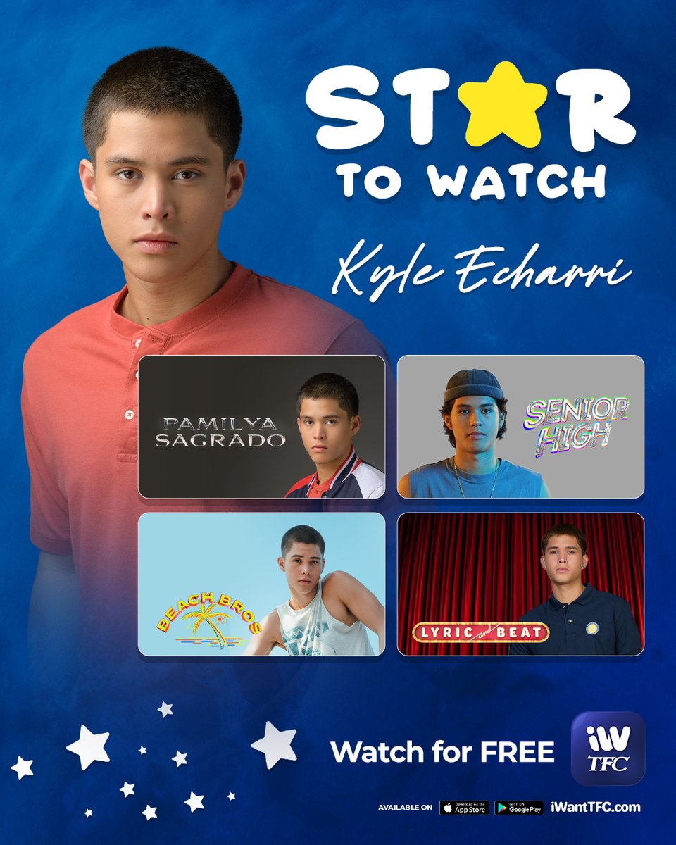 Malapit nyo na syang makilala bilang Moises Malonzo sa #PamilyaSagrado! 😀  

While waiting sa premiere, watch na muna ng fave KYLE ECHARRI shows mo sa iWantTFC! app.iwanttfc.com/KyleEcharri

<a href="/kyle_echarri/">Kyle Echarri</a>