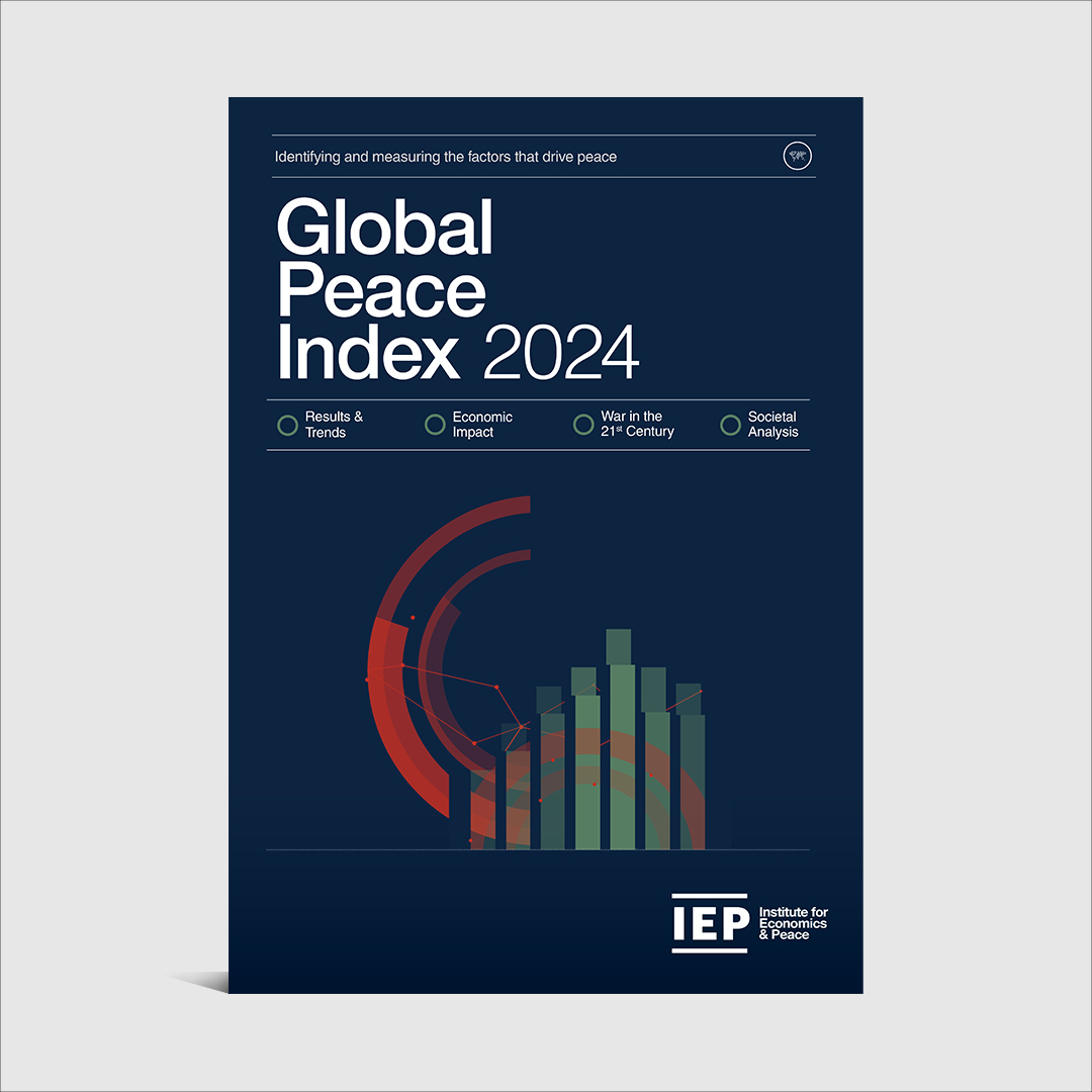 GlobPeaceIndex's tweet image. NEW: Global Peace Index 2024 – Report out now.  
 
⚠️Highest number of countries engaged in conflict since second World War. 
 
Download the report and investigate the data. visionofhumanity.org/resources/glob…