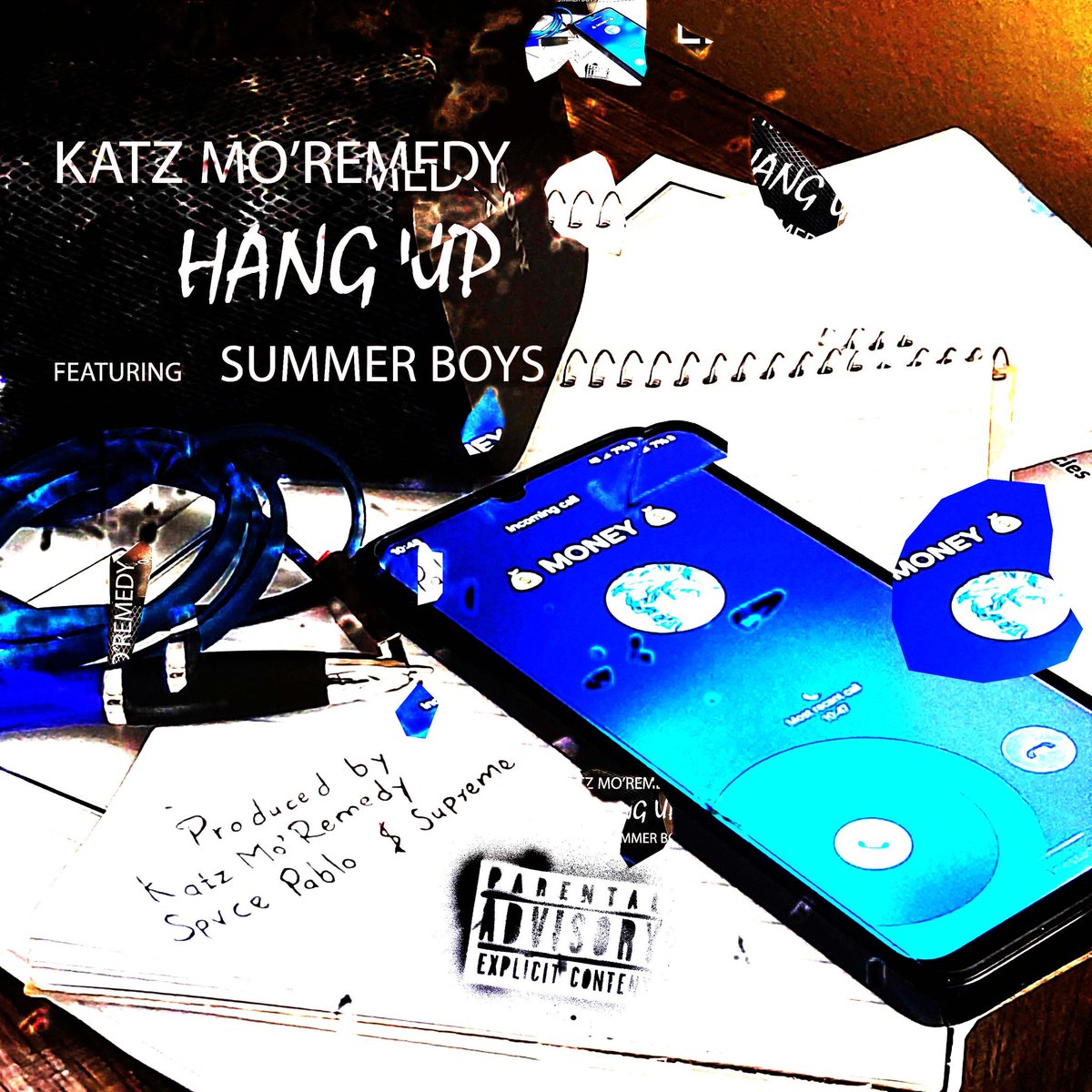 New release!!

Katz Mo'Remedy ft. Summer Boys - Hang Up (Prod. By Katz Mo'Remedy, Supreme &amp; Spvce Pablo)

Dropping on the 18th of June. Save the date!!!🔥🔥

🎨 by K.E.T