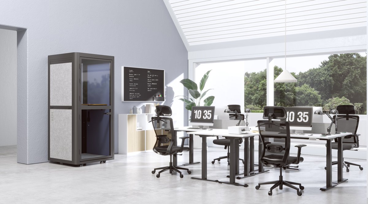 Découvrez la cabine acoustique M1! 🔇

✔️ Améliorer la concentration.
✔️ Augmenter la productivité.
✔️ Conception polyvalente.
✔️ Attrait esthétique.

Des étudiants aux entrepreneurs, M1 est le partenaire idéal pour réussir.

👉 En savoir plus: flexispot.fr/cabine-acousti…