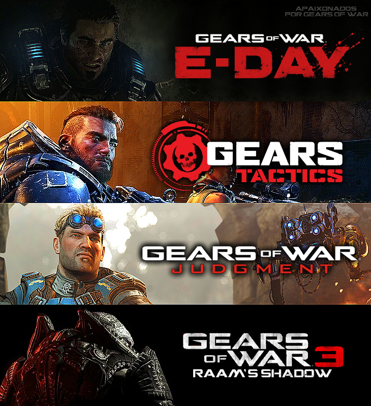 apxgearsofwar's tweet photo. 📅SEGUE A CRONOLOGIA!

No Dia da Emergência:
Gears of War E-DAY
Gears Tactics
Gears of War: Judgment
Gears of War 3: RAAM's Shadow

Depois do Dia da Emergência:

Gears of War
Gears of War 2
Gears of War 3
Gears of War 4
Gears 5
Gears Hivebusters
Gears 6 https://t.co/goijuXnb5w