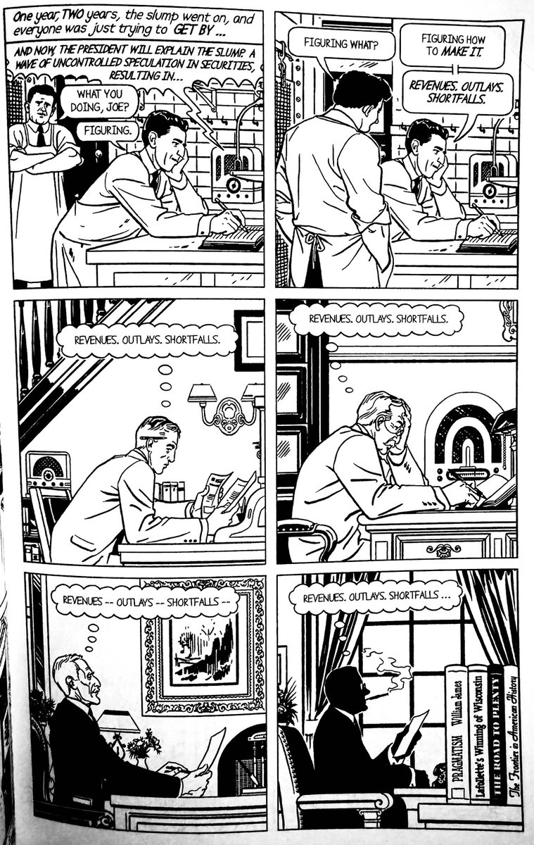 In sequential art, “time” is almost always passing from panel to panel. Rarely do you see time “frozen” throughout a section of panels. 

That’s what makes the work done by <a href="/rocketfiction/">ROCKETFICTION 🚀</a> in “The Forgotten Man” so special. 

Love the execution in these examples.