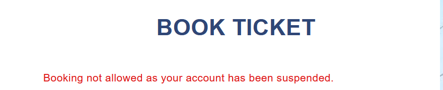 immkapoor's tweet photo. @RailwaySeva I was going to book a tatkal ticket but its saying my account has been suspended. Why? https://t.co/4HsHwHrmmw