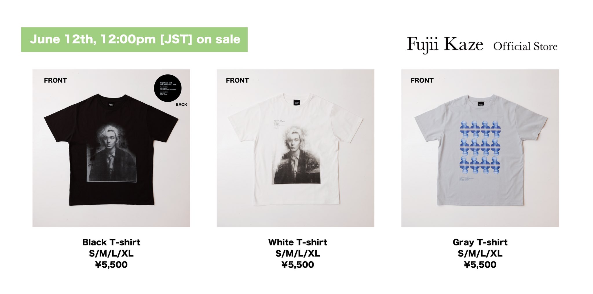 Fujii Kaze and the piano U.S. TourTシャツ