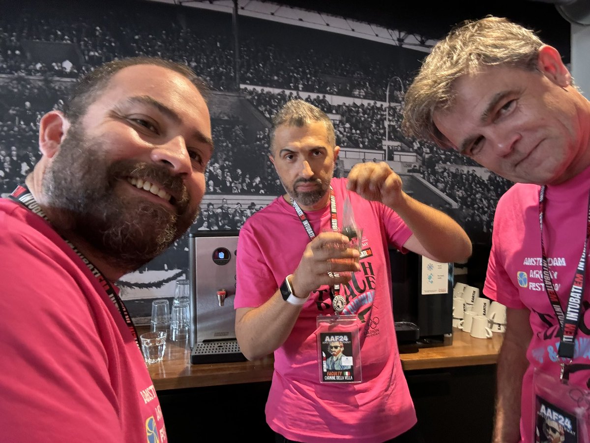 Yesterday we covered the prehospital airway, today we will proceed with the advanced airway management Olympic SALAD course <a href="/AAF24/">AAF</a> in Amsterdam at Olympic Stadium. This course is a beehive of airway ideas and innovation because creative brains are teaching together <a href="/rosshofmeyr/">Ross Hofmeyr</a>