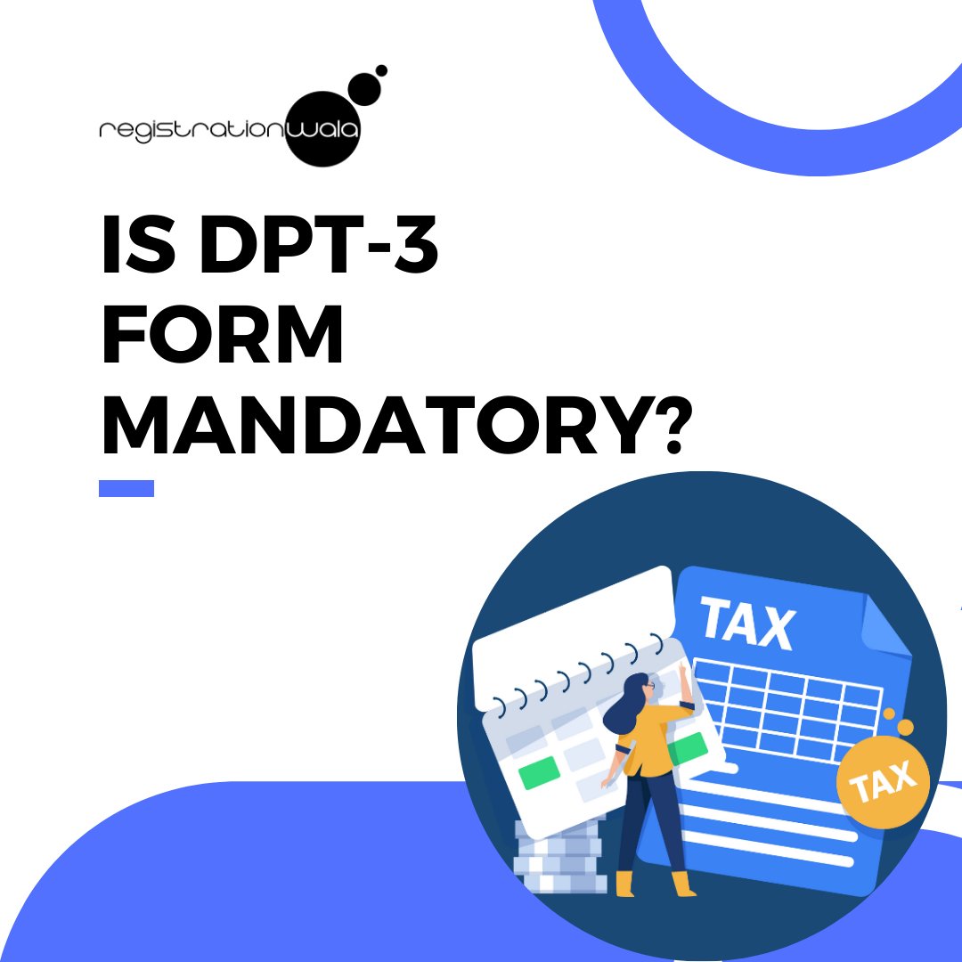 Registratinwala's tweet image. A company may seek deposits from its directors, members, or the public in order to raise funds. However, Form# DPT3 must be used by the company to file the return of deposits in such a case. 

#Registrationwala #FormDPT3 #DPT3DueDate #FormDPT3Process #FilingDPT