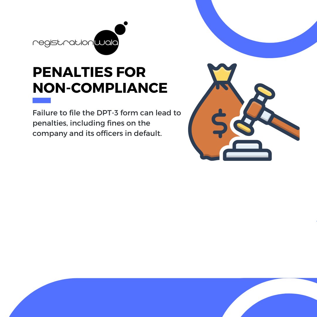 Registratinwala's tweet image. A company may seek deposits from its directors, members, or the public in order to raise funds. However, Form# DPT3 must be used by the company to file the return of deposits in such a case. 

#Registrationwala #FormDPT3 #DPT3DueDate #FormDPT3Process #FilingDPT