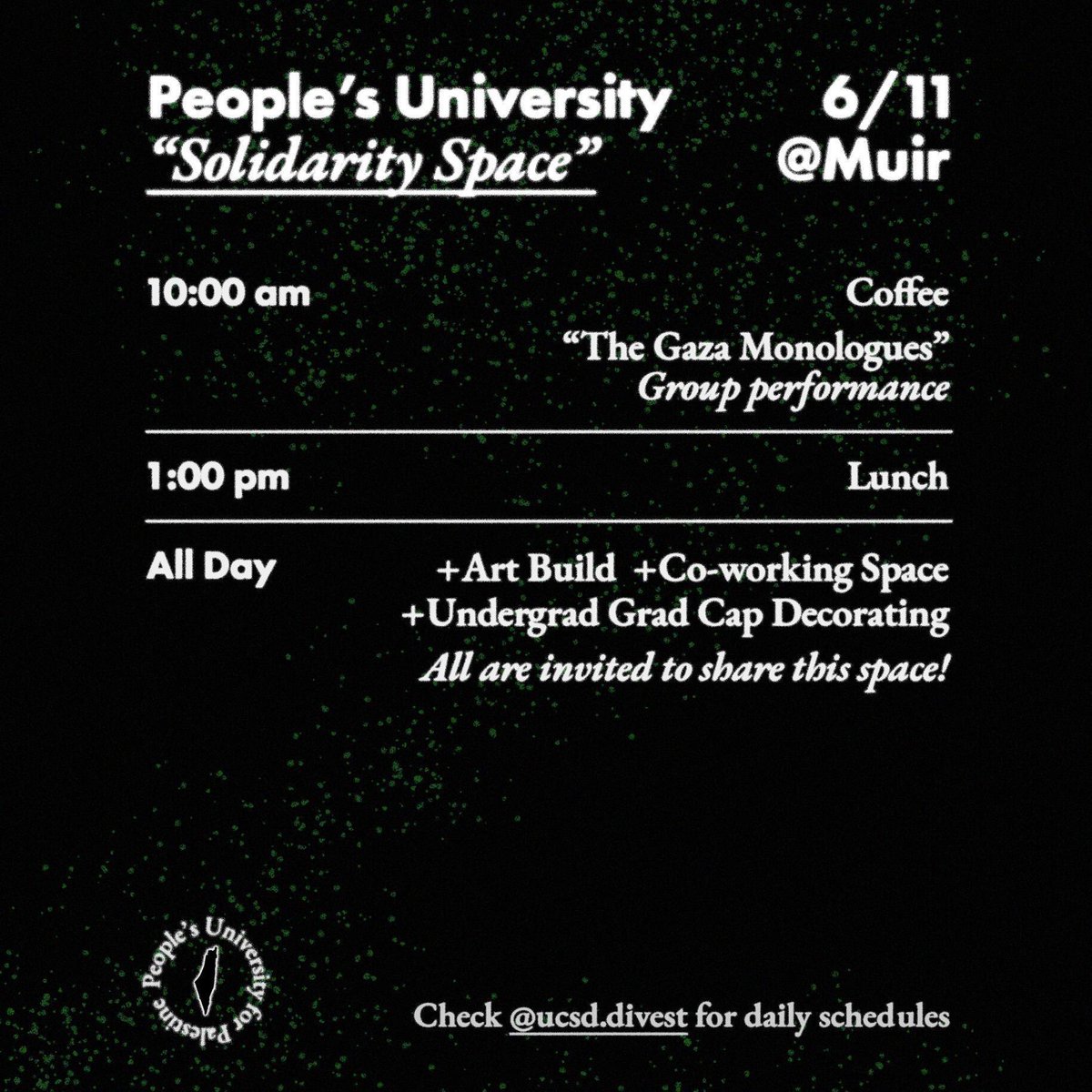UCSD Divest tweet media