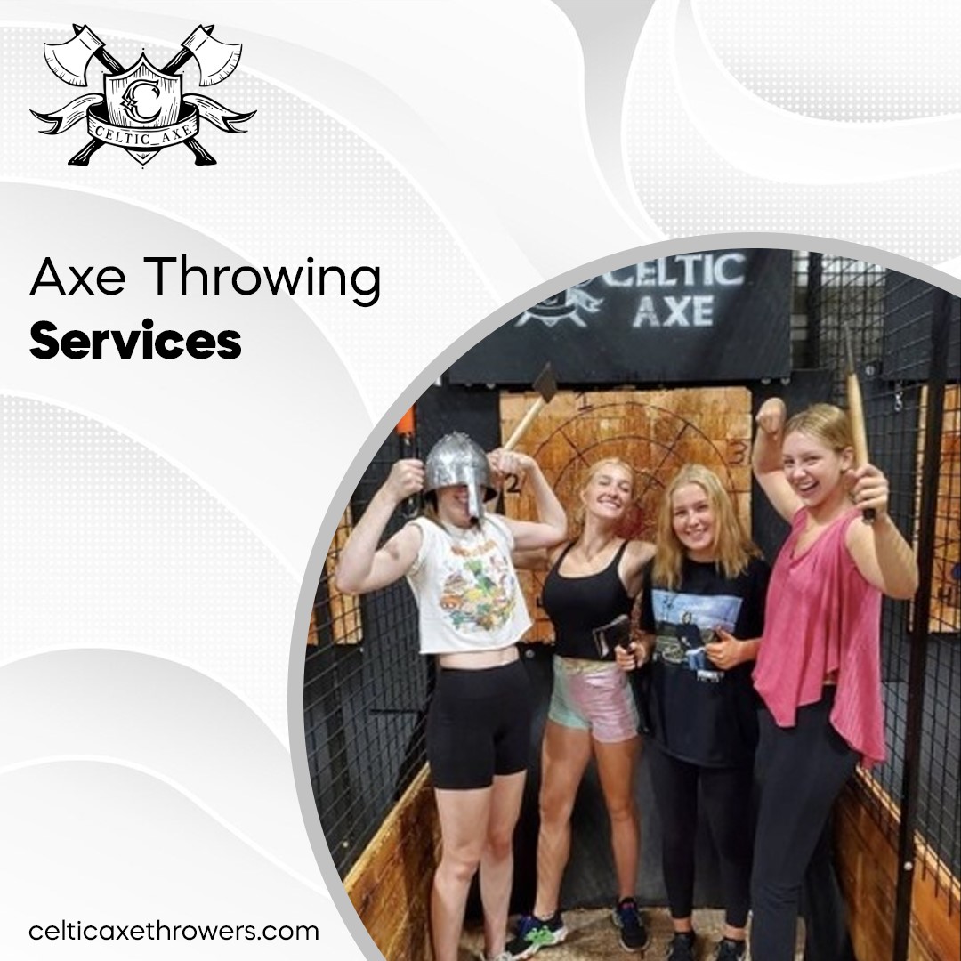 Experience the thrill of axe throwing with Celtic Axe Thrower's premier services! Whether you're a beginner or a seasoned pro, our expert instructors ensure a safe and exciting adventure for all. 

bit.ly/3n1G9oL 

#AxeThrowingServices #CelticAxeThrower