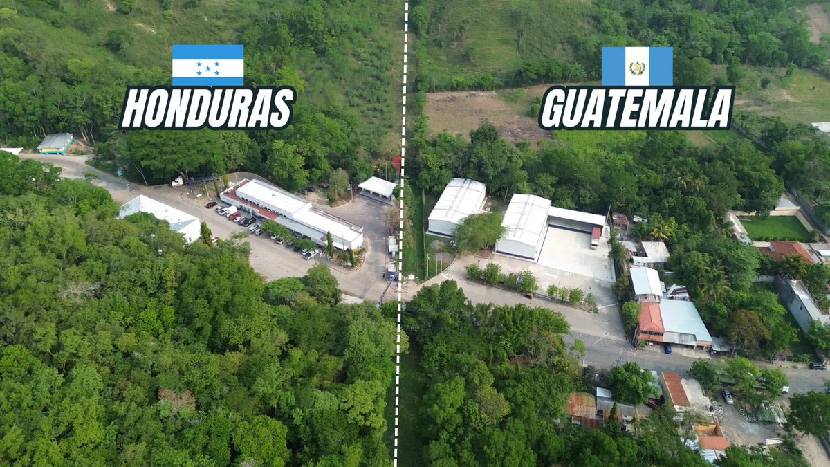 Conocí la frontera entre Guatemala y Honduras. Me encantó.