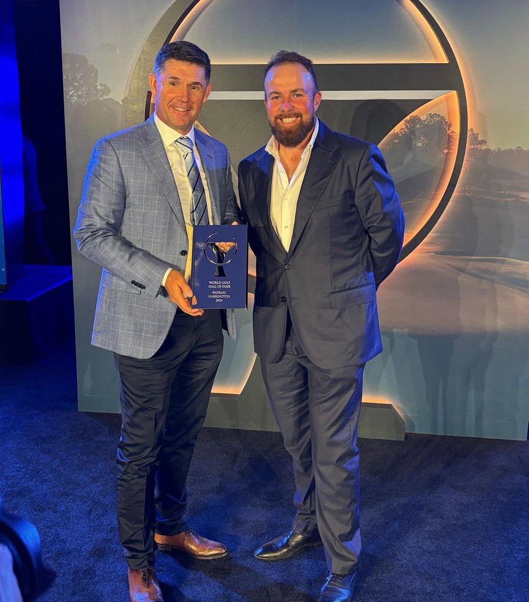 Big night for Irish golf tonight here in Pinehurst. <a href="/padraig_h/">Padraig Harrington</a> inducted into the Golf Hall of Fame.

Not only is he one of our greatest ever sports people but he is a great ambassador for our game and our country too. 

Congrats paddy ☘️