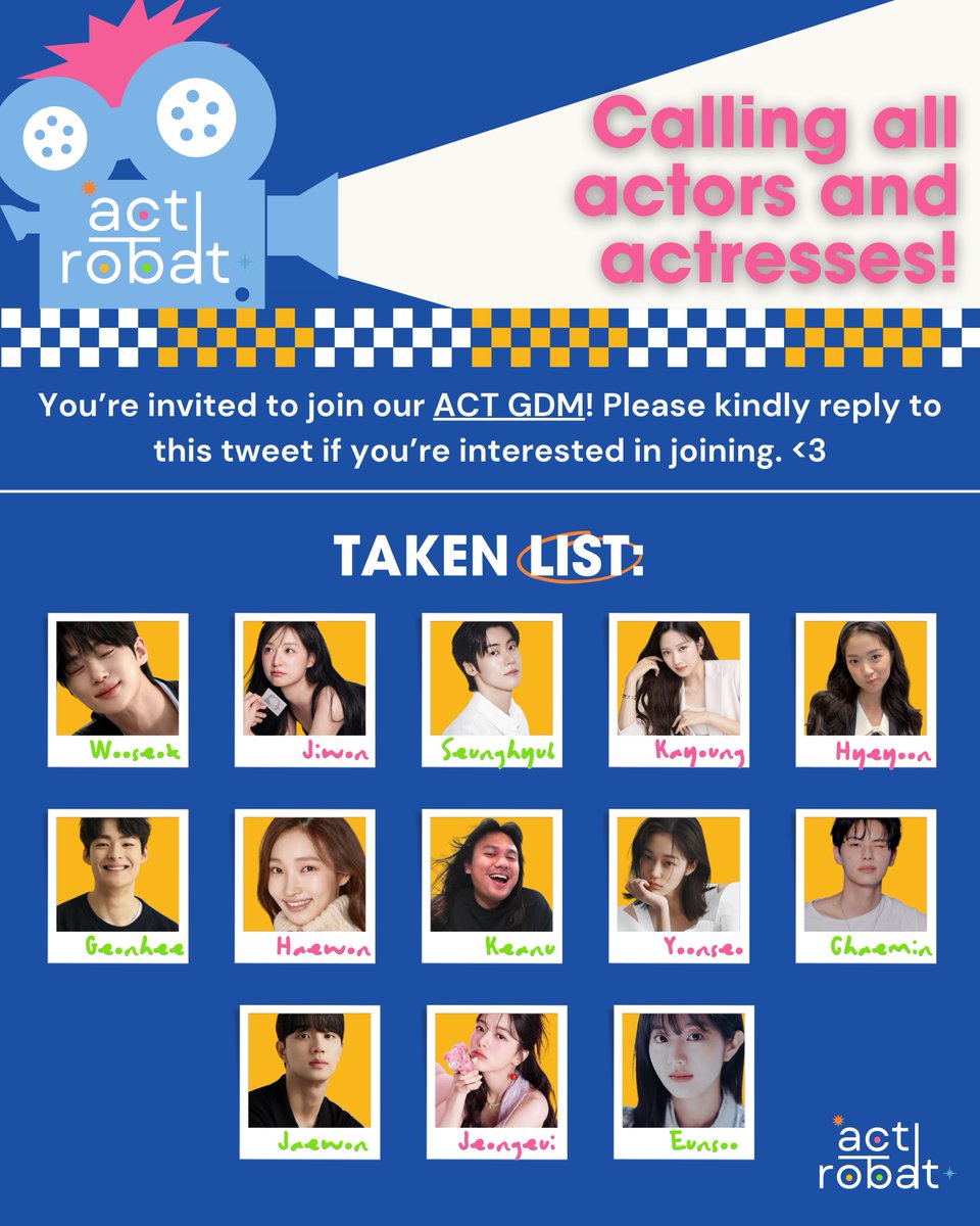 A RT will be appreciated!

🎬 Lights, camera, action! 🌟 Squad is casting a wide net in search of Actors and Actresses to join our ensemble cast of stars! we want YOU to be part of our cinematic journey. Join us as we bring stories to life! Please describe yourself in the reply.