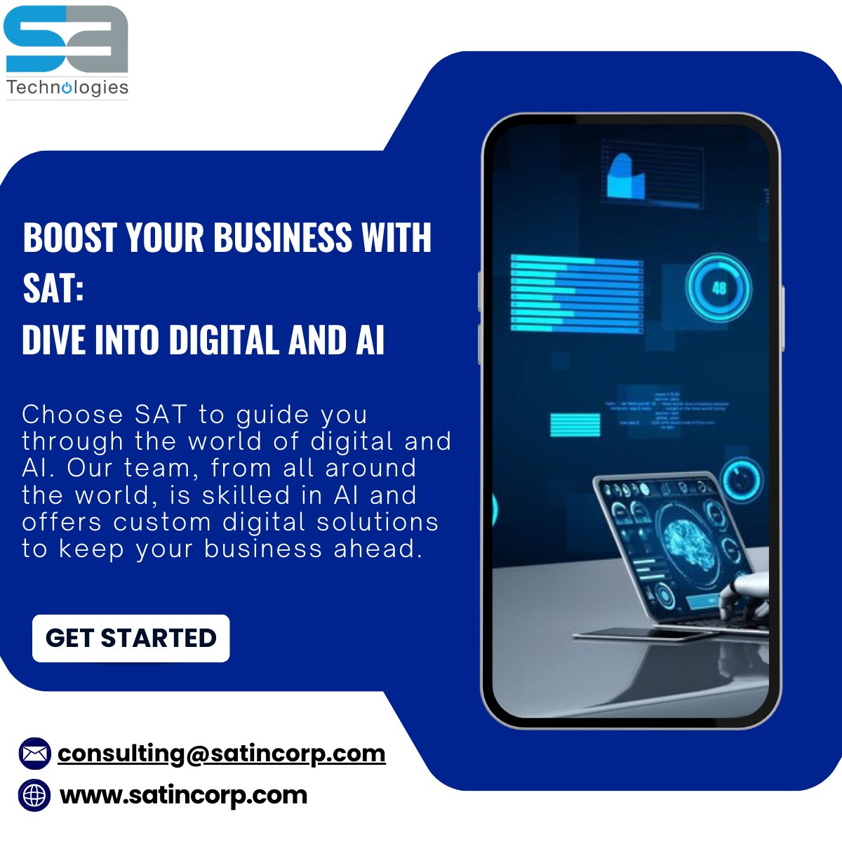 SatechGlobal's tweet image. Boost Your Business With SAT: Dive Into Digital And AI 

Connect with us - consulting@satincorp.com 

Visit - satincorp.com 

#ai #genai #satechnologies #sat #skilledai #aifuture