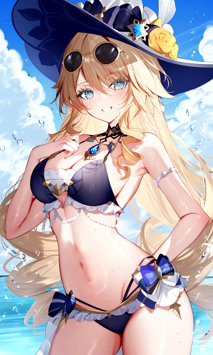 DailyGenshinArt's tweet photo. Navia from Genshin Impact. https://t.co/3lJ4XTrWcC