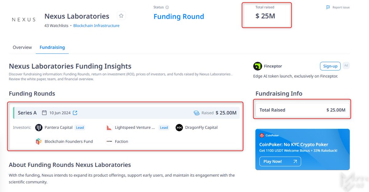mztacat's tweet image. 🃏NexusLab CLI Command &amp;amp; Action 
Raised $25M in a funding round lead by Pantera Capital, DragonFly among other Investors

_____
  💰  [ Use a CLI, preferably Ubuntu or VPS ]
  ⏳  10 Minutes 
----

       📍Visit: 
github.com/mztacat/nexus-…
    ✨Follow guide and complete 

Nexus…