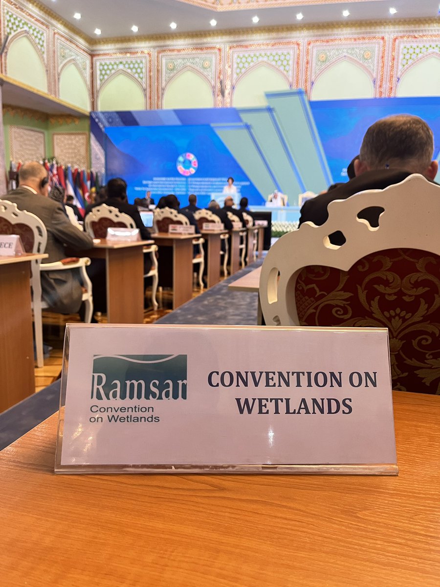 MumbaMusondam's tweet photo. Here at the Official Opening of the #DushanbeWaterProcess  - 3rd High Level International Conference on International Decade for Action “Water for Sustainable Development” here in Tajikistan 🇹🇯🙏🏾 #WetlandsMatter in the Water Agenda 🙌🏽🙏🏾👌🏾💦🌊 https://t.co/8AmZZFM7FH