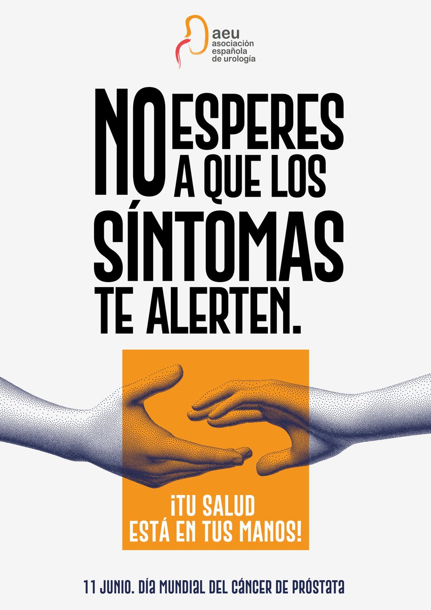 Hoy, 11 de junio, es el #DíaMundialCáncerdePróstata

📊 Es el tumor más frecuente entre los hombres. Cada año se diagnostican + de 31.000 nuevos casos en 🇪🇸 

Cuanto + precoz sea el diagnóstico, menos invasivo será el tratamiento y + posibilidades de éxito sin efectos secundarios