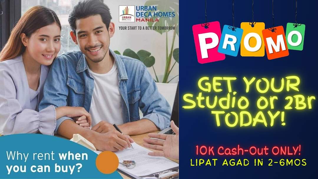 Pambansang_S's tweet photo. π°π PROMO! 10K Cash-Out ONLY! | #UrbanDecaHomesManila ππΈ
10K cash-out ONLY, LIPAT Agad in 2-6mos!
Watch in HD:
- https://t.co/TnipSXGwL4
#MoveInReady #RentToOwn #PagibigFinancing #affordablecondo #condoforsale #buynow #buy #condoph #viralpost #viral #trending #trendingnow https://t.co/rVrSdCtUf6
