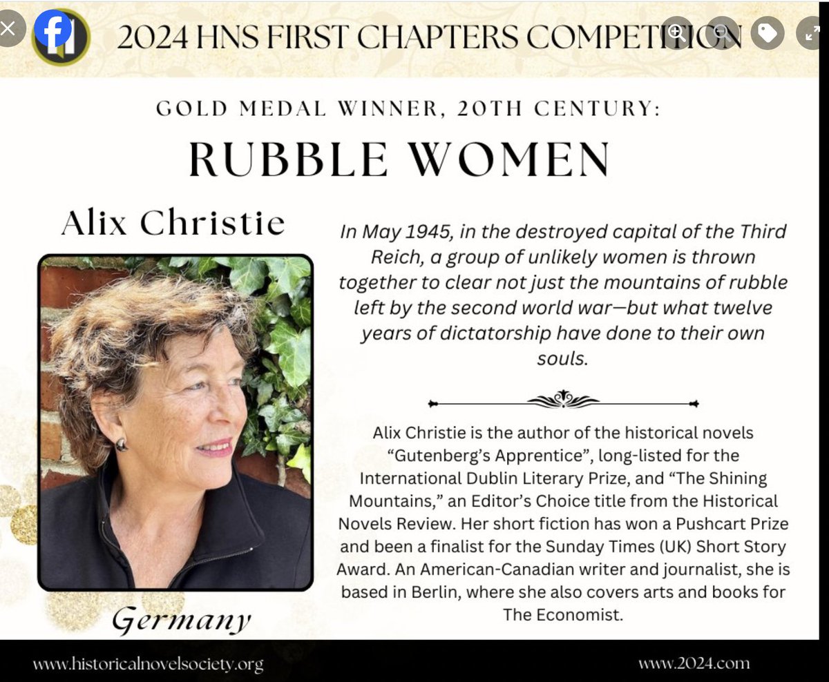 Alix Christie tweet media