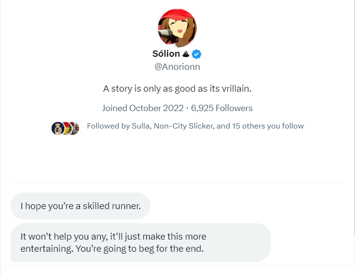 SwannMarcus89's tweet photo. A rightoid with that profile picture sending me these DMs might be the funniest thing I've ever read https://t.co/Xvf1qcbZth