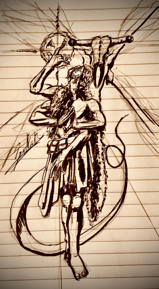 Ocixious's tweet photo. “There is a chance for peace in all tomorrows.” #sketch #alltomorrows #ourlycreations https://t.co/igsOS3KkMu