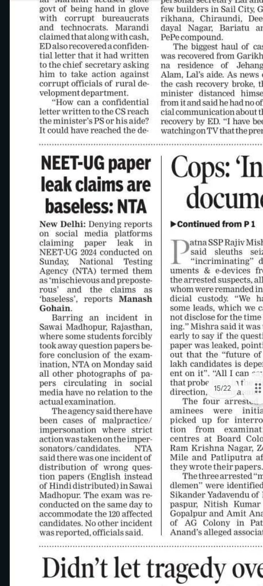 collegetour0's tweet photo. NEET PAPER WAS LEAKED || Direct Link here :- https://t.co/FYrZYFy34S

#NEETExamResults #neetleak #NEET_परीक्षा_परिणाम https://t.co/dOHGK7plKg