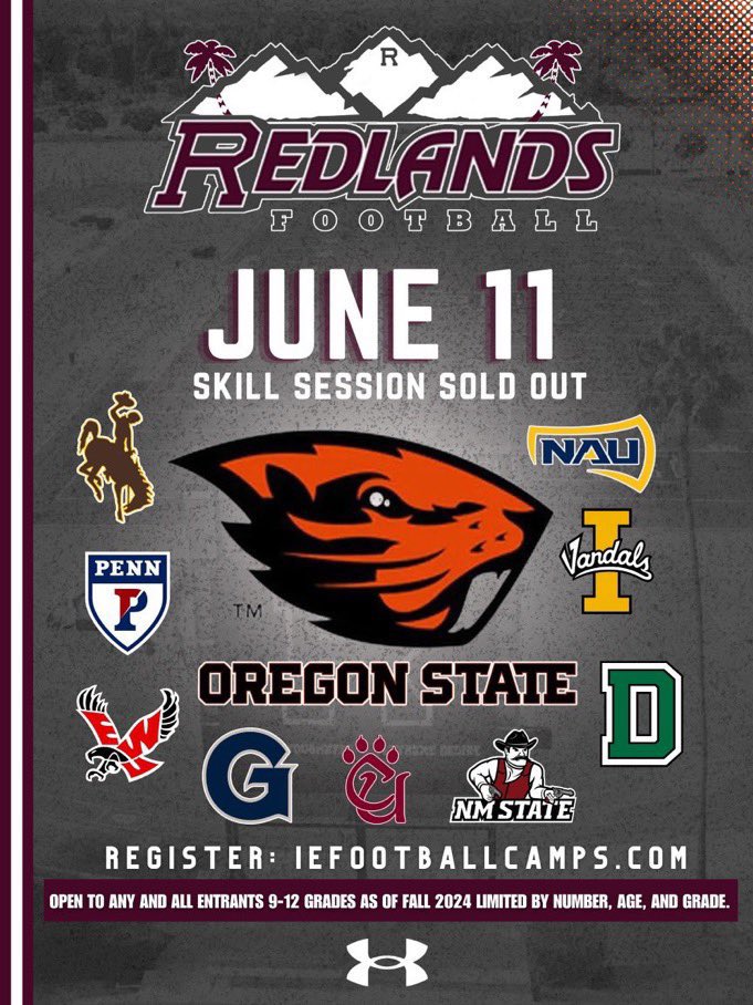 Happy to be attending the Redland OL/DL camp tomorrow!

<a href="/TheMatt_V/">TheMatt_V</a> 
<a href="/_CoachYbarra/">Coach Ybarra</a> 
<a href="/EncinasCoach/">Coach Encinas</a> 
<a href="/NogalesNoblesFB/">Nogales High School Football</a>