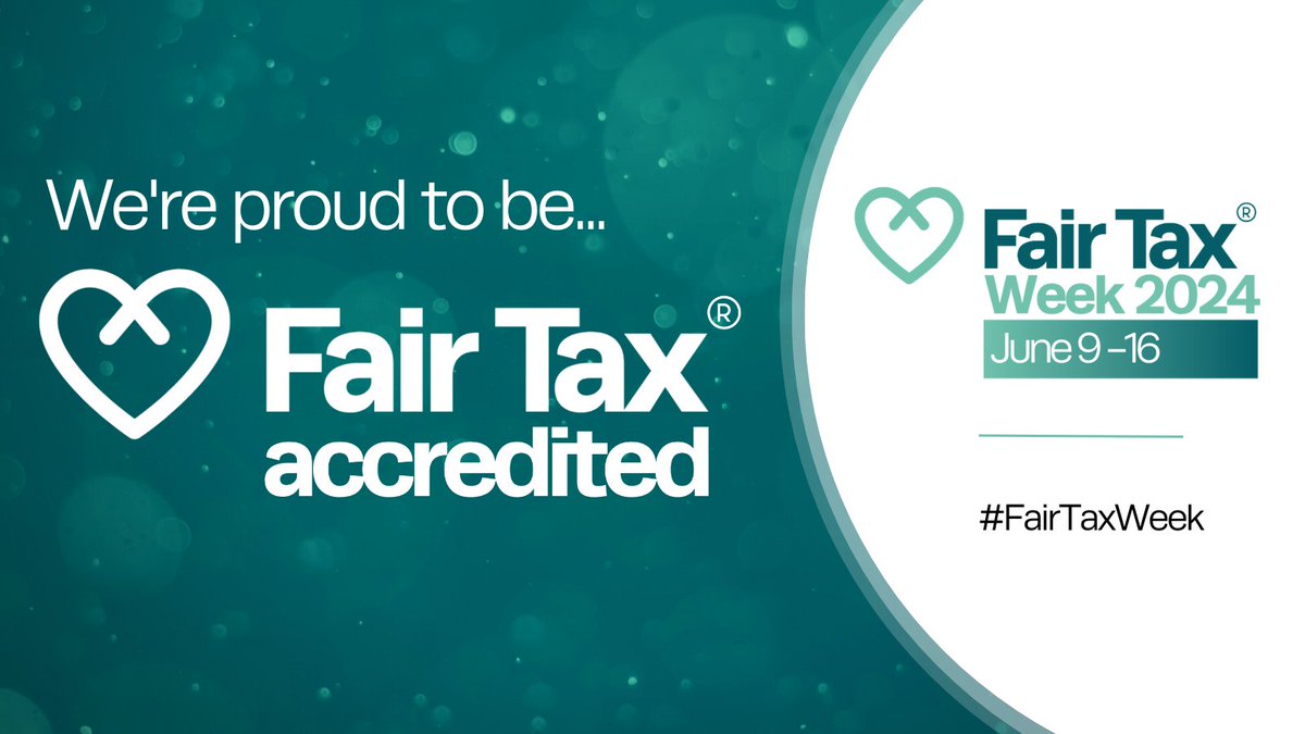 We’re proud to have been #FairTax accredited each year since 2016. 
We’re also proud that Ecology Building Society was the first building society to achieve that accreditation.